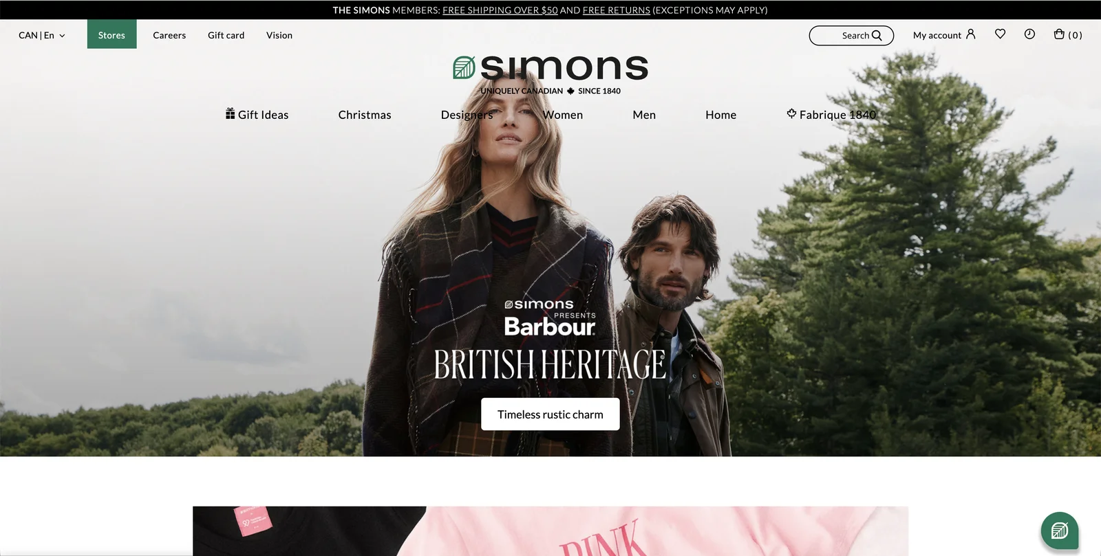 Simons Hero Section